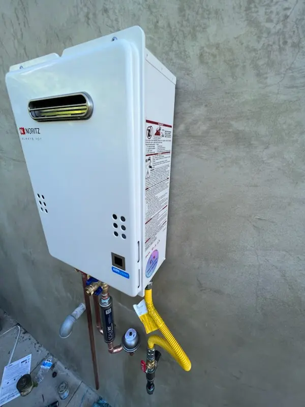Tankless water heater installation for Bedminster homes